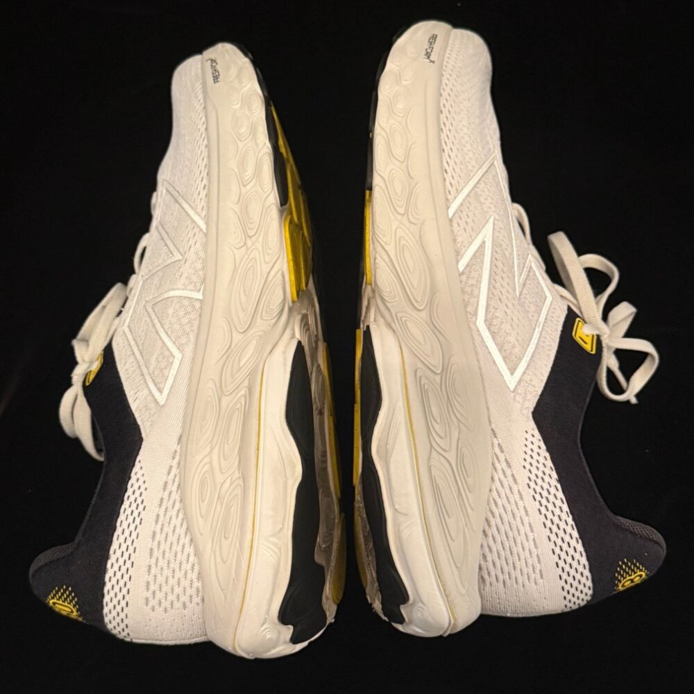 New Balance Fresh Foam 860 v14 White Black Athletic Running Shoes Men Size 10.5D - Picture 6 of 12